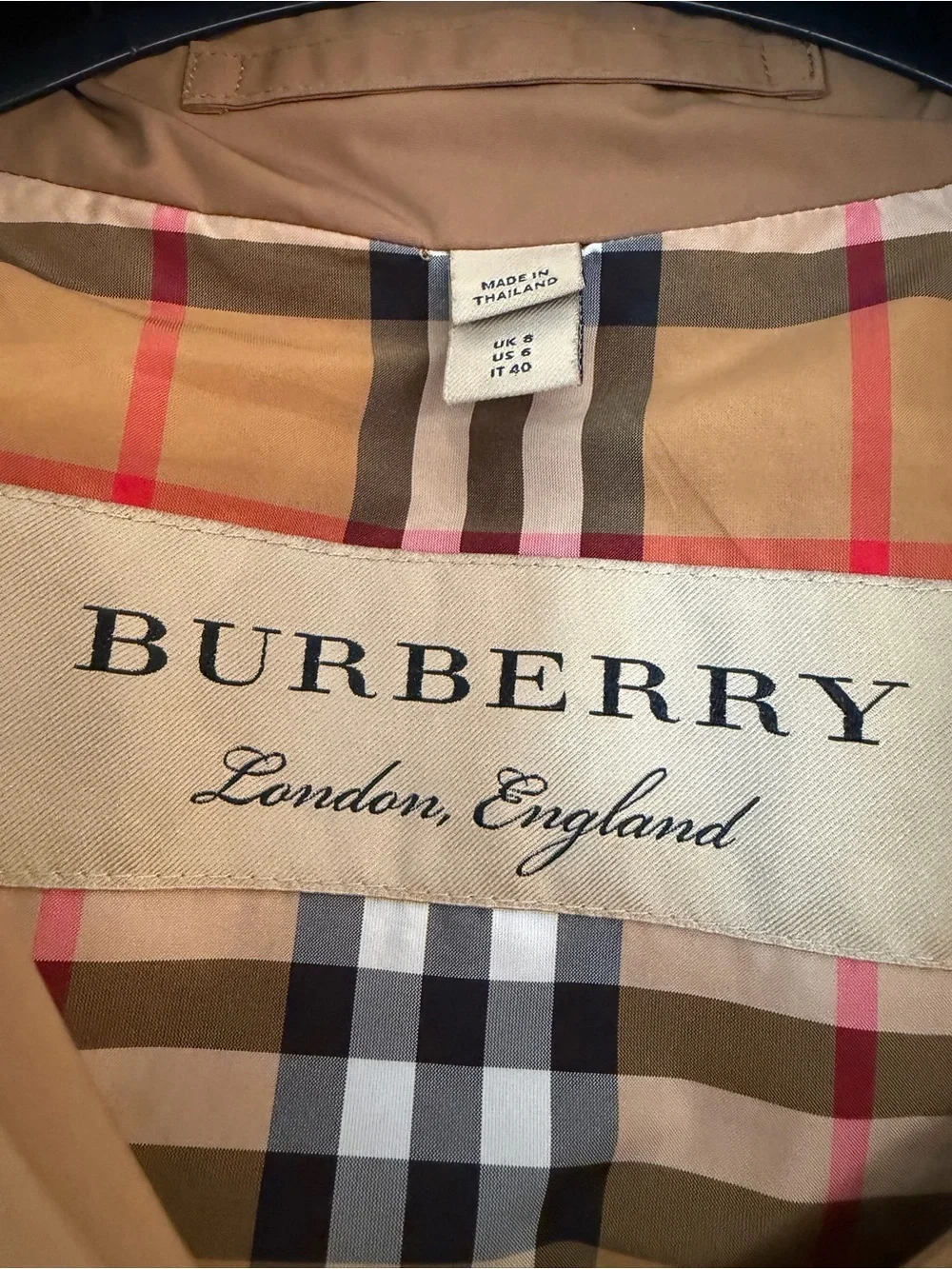 LIKE NEW Burberry Rain Trench with Detachable Hood - Picture 2 of 4